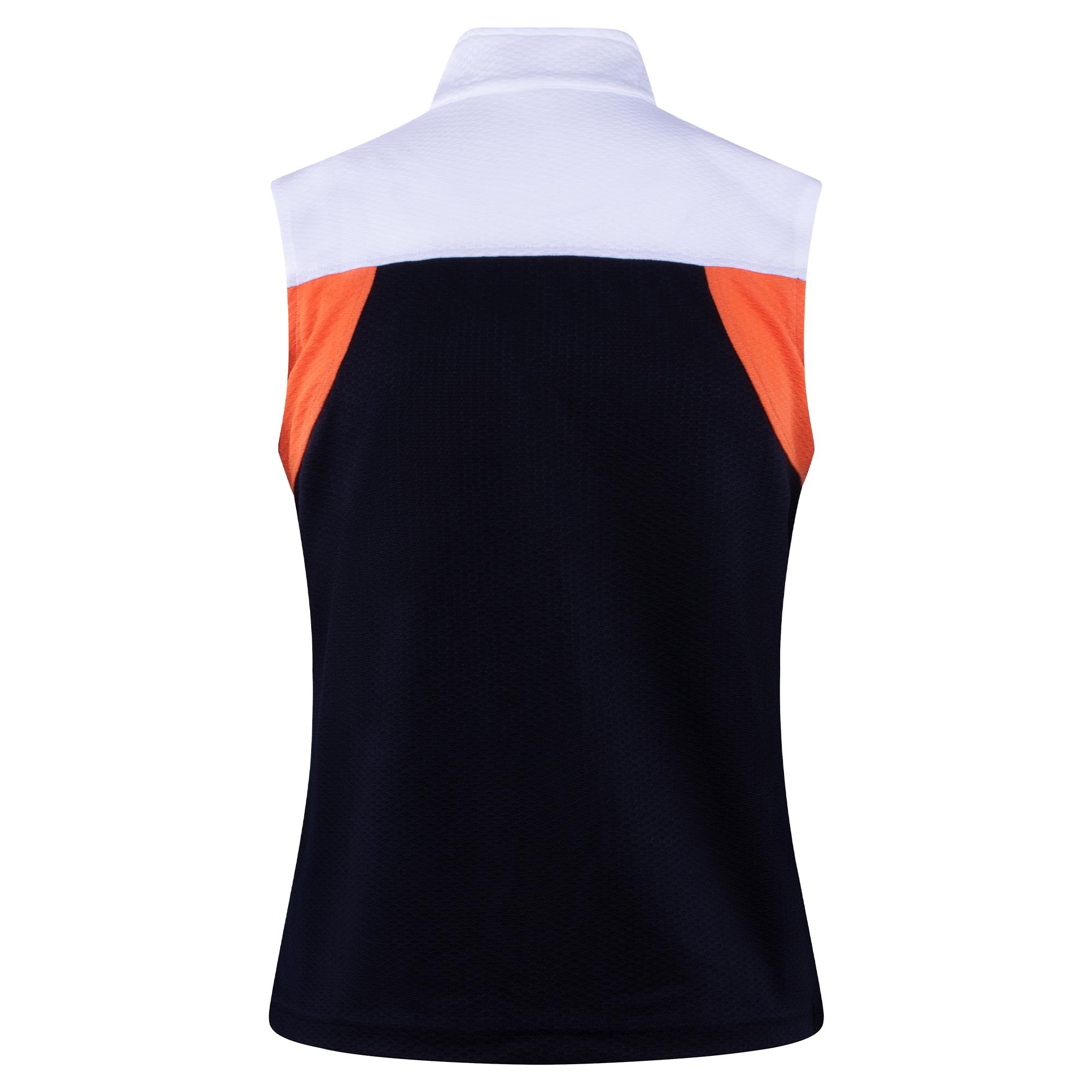 Daily Sports Regina Ladies Sleeveless Golf Polo Shirt Navy